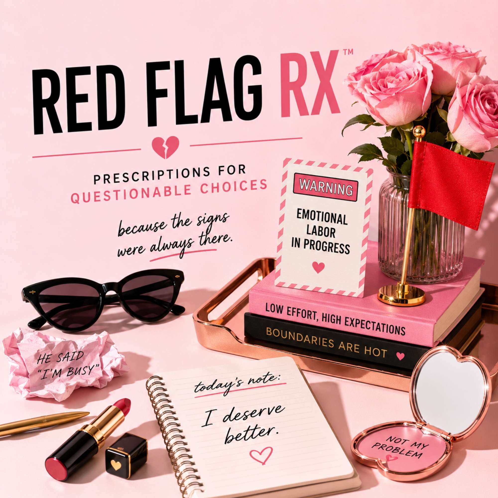 Best Friend Pharmacy collection desktop hero banner showing funny friendship gift ideas and prescription bottle gag gifts by Take Two & Text Me