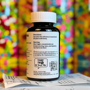 Back label directions and side effects for Chaos Coordinator funny bestie gift